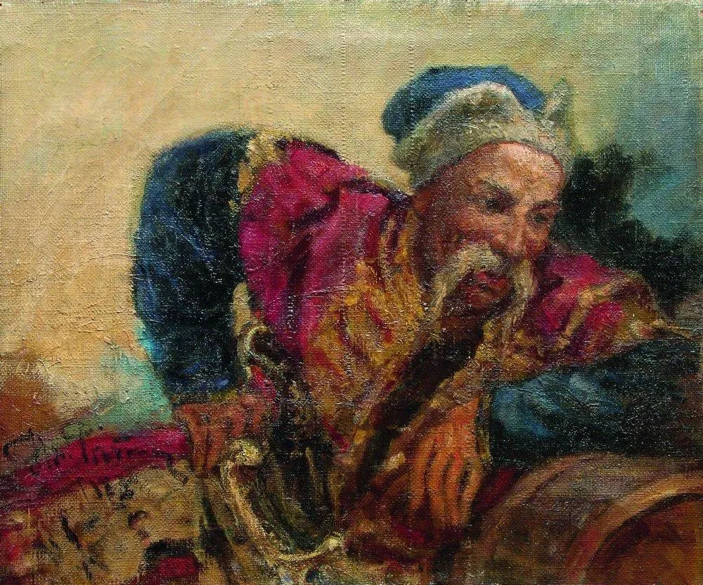 Отаман Іван Сірко в уяві Іллі Рєпіна: етюд до картини «Запорожці», 1889