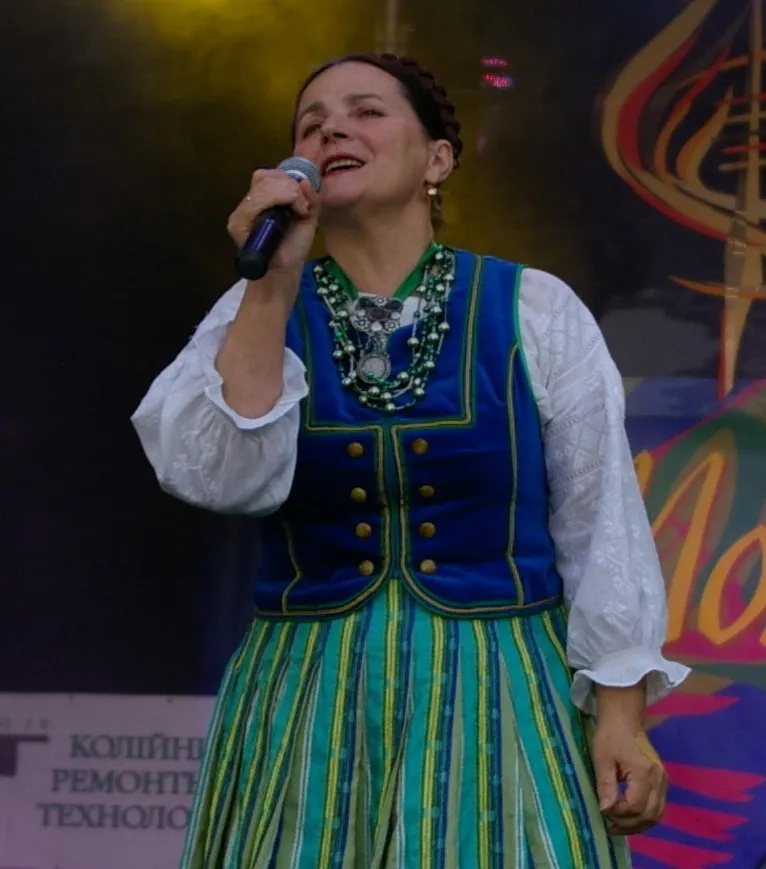 Ніна Матвієнко співає на фестивалі «Молода Галичина», 2008